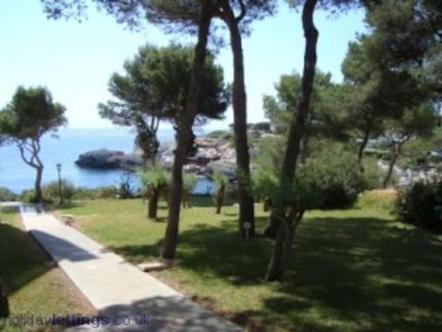 Waterfront Apartment 'Maria'. Pool. Wifi Santanyí Eksteriør bilde